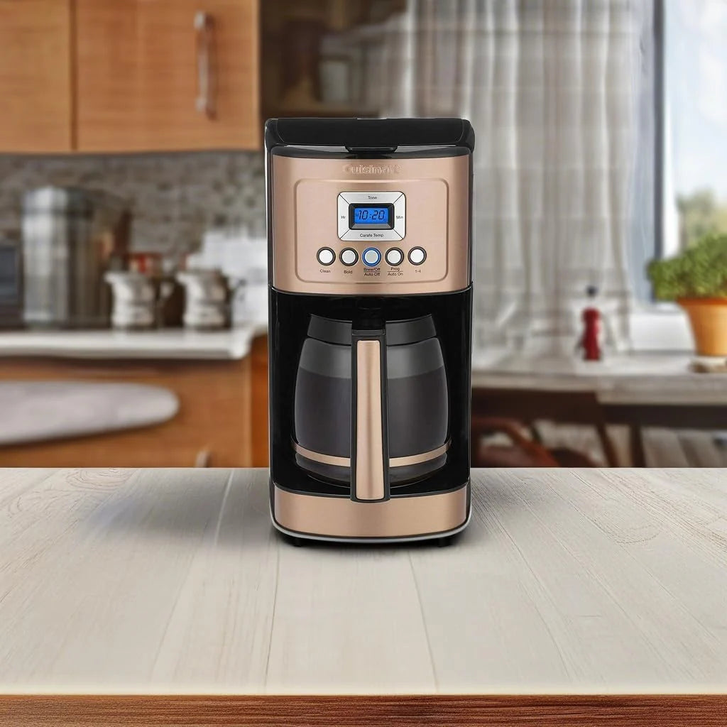 Cuisinart DCC-3200P1 Coffee Maker Fully Automatic with Brew Strength Control, 1-4 Cup Setting