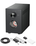 Air-Compress Assist with Upgraded Metal Pistion Pump, 30L/min Air Output for Laser Cutter, Auto Control, HEPA Filter, Cut Cleaner and Faster