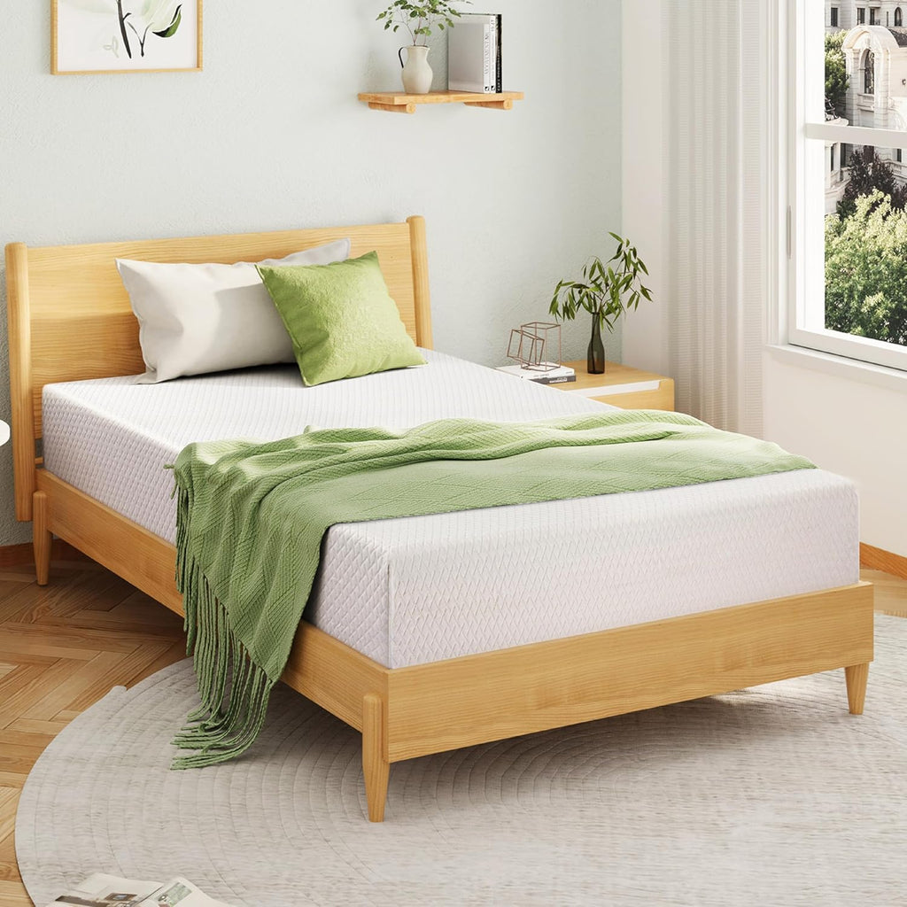 8-inch double mattress with memory foam for medium firm support